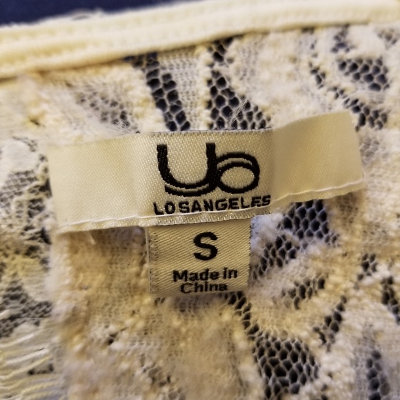 YA LOS ANGELES Super cute lace overlay dress! Size S - Picture 5 of 8